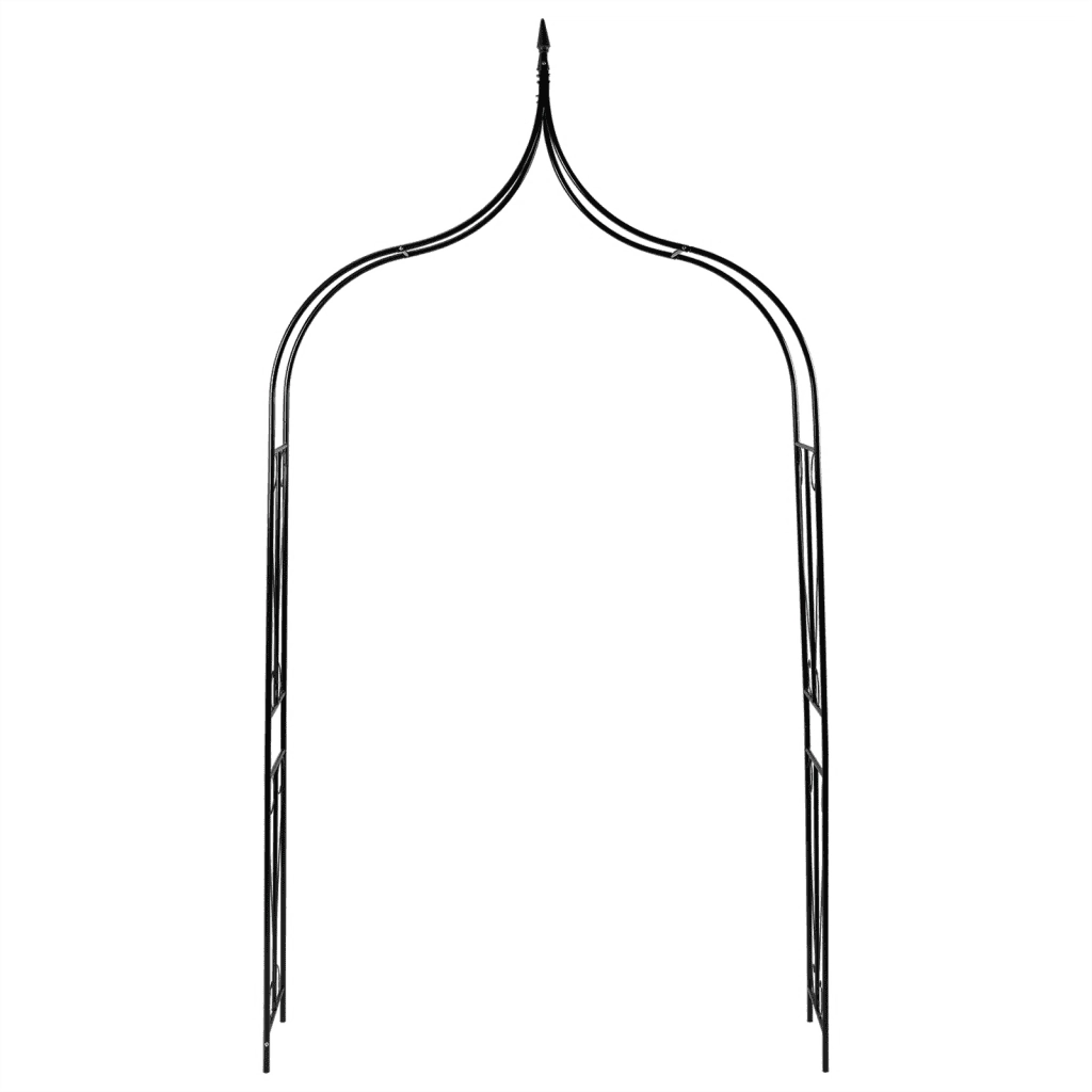 Arco da Giardino Verde Scuro 142x37x275 cm in Ferro 47094