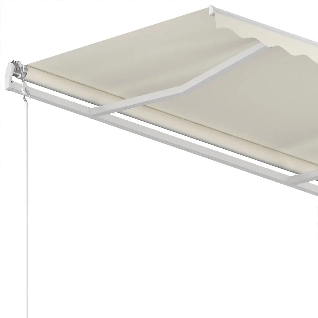 Tenda da Sole Retrattile Manuale 350x250 cm Crema 3068877
