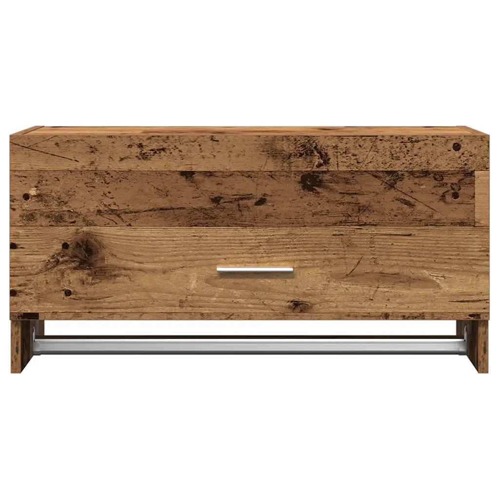 Armadio Legno Vecchio 70x32,5x35 cm in Legno Multistrato
