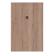 Piatto doccia in marmoresina 170x80 cm effetto legno Rovere Halifax CINA