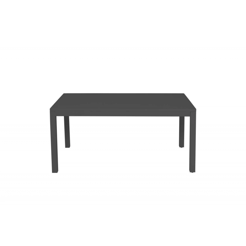 Tavolo alluminio boston allungabile antracite rettangolare cm 160/220x90h76