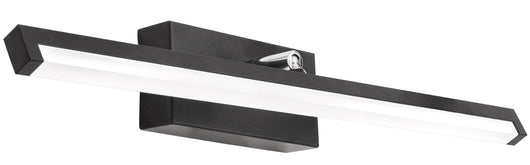 Lampada Da Parete Da Bagno Led Sopra Specchio 12w 50cm APP373-1W Nero