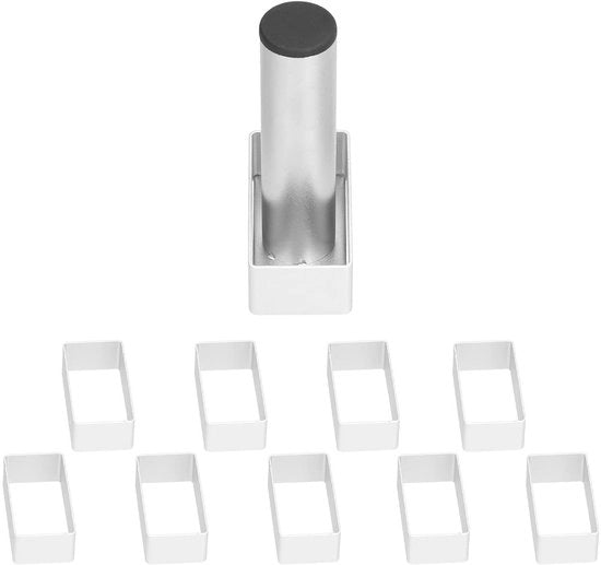 Strumento per biscotti a forma di biscotto - Acciaio inossidabile - Forme per biscotti - Accessorio per cottura - Strumento per cucina - Per dessert e biscotti - Strumento per biscotti con forma di stekker