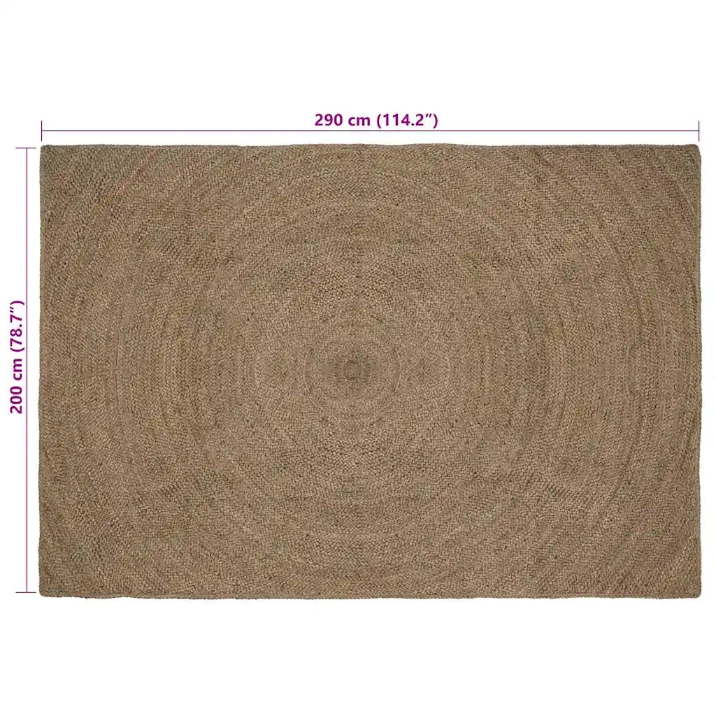Tappeti per area Grigio 200 x 290 cm Juta