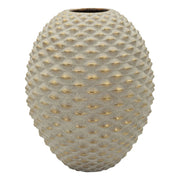 Vaso Decorativo VKH1021, Grigio, Ceramica, 29,5x29,5x36 cm