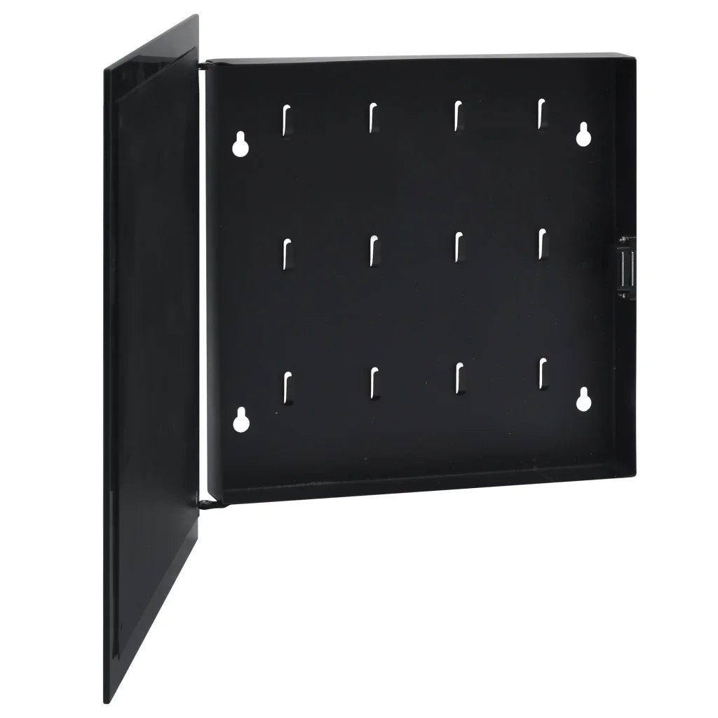 Cassetta Portachiavi con Lavagna Magnetica Nera 35x35x4 cm 322777