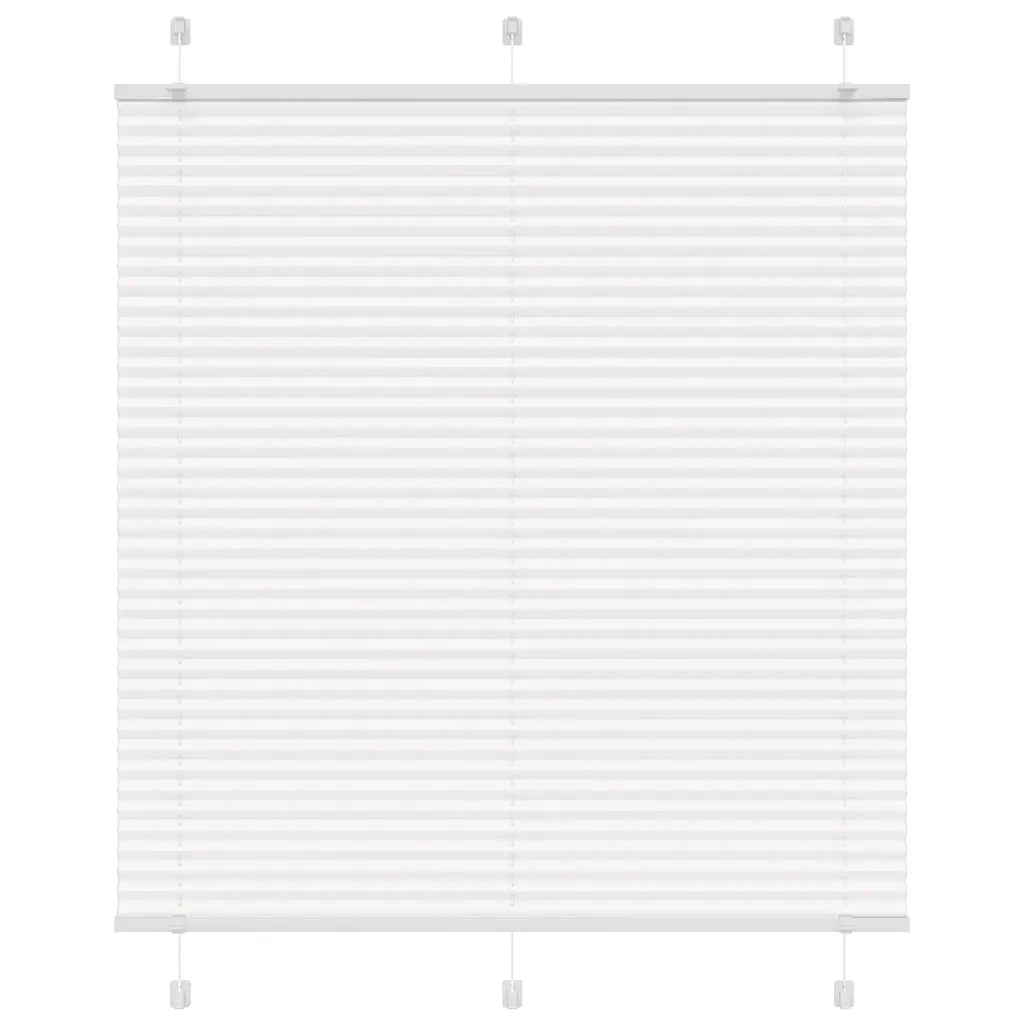 Tenda Plissettata Bianca 120x150 cm Larghezza Tessuto 119,4 cm