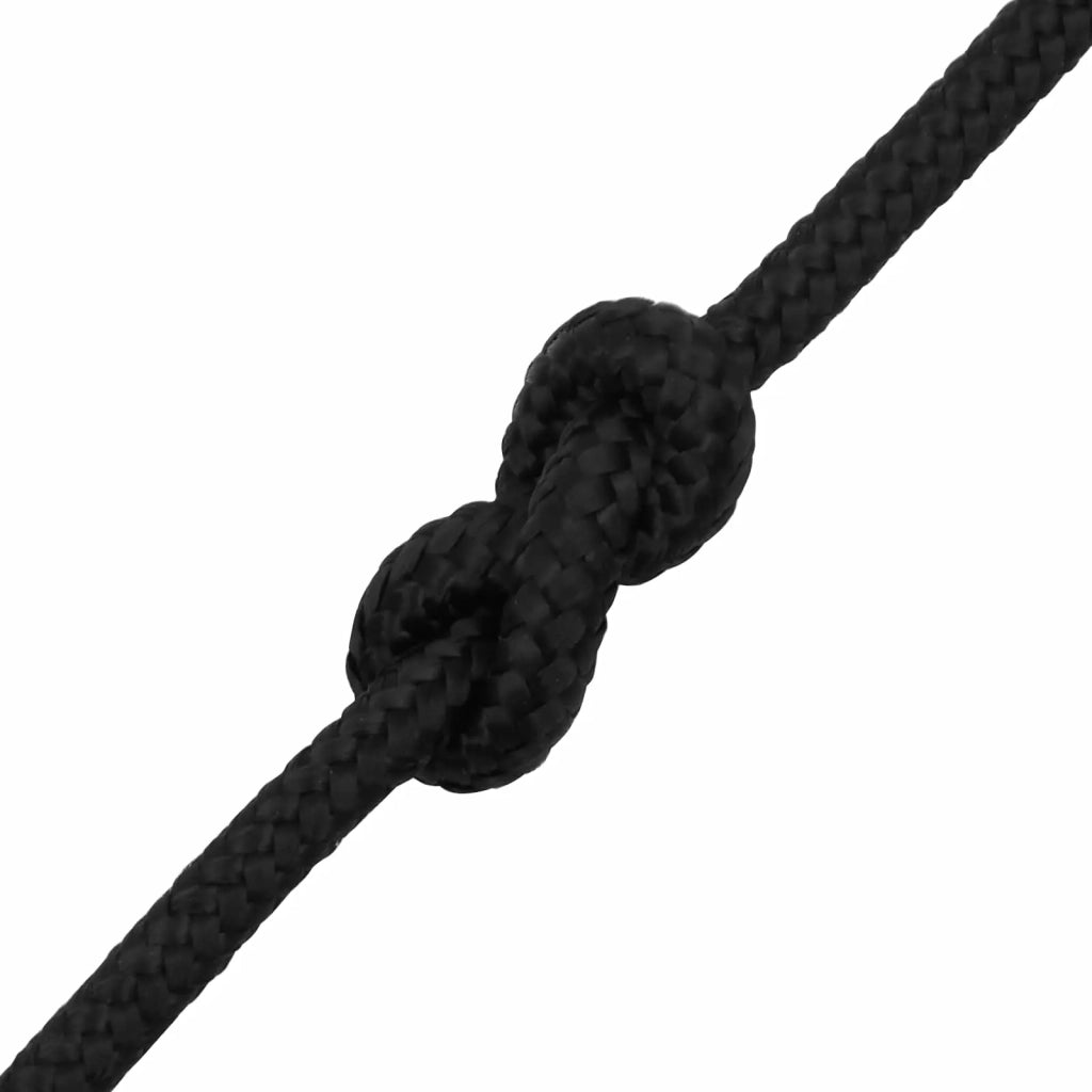 Corda multiuso 6 mm 100 m Nero PP 240 kg Carico massimo 3473150