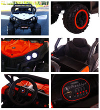 Macchina Elettrica per Bambini 12V Kidfun Fuoristrada Rossa