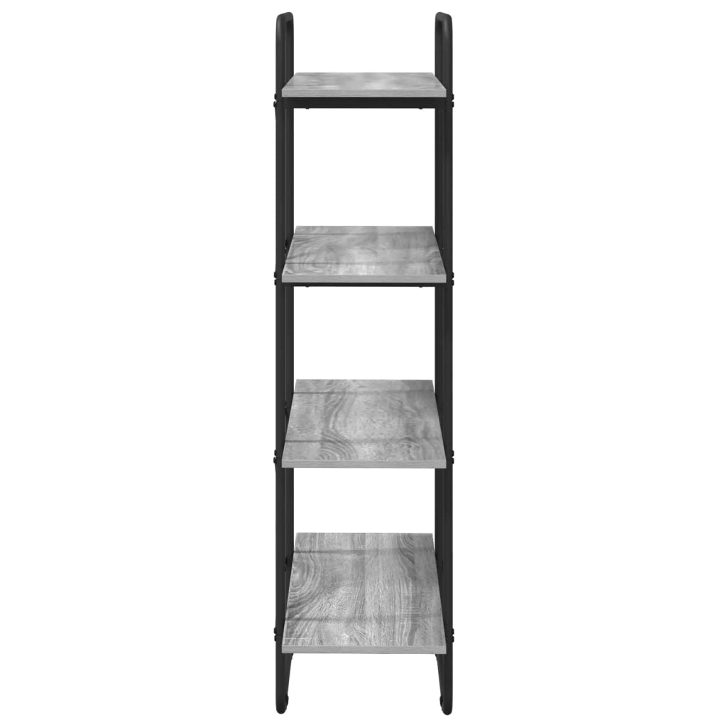 Libreria 4 livelli 80 x 35 x 140 cm PB Sonoma grigio 8007813