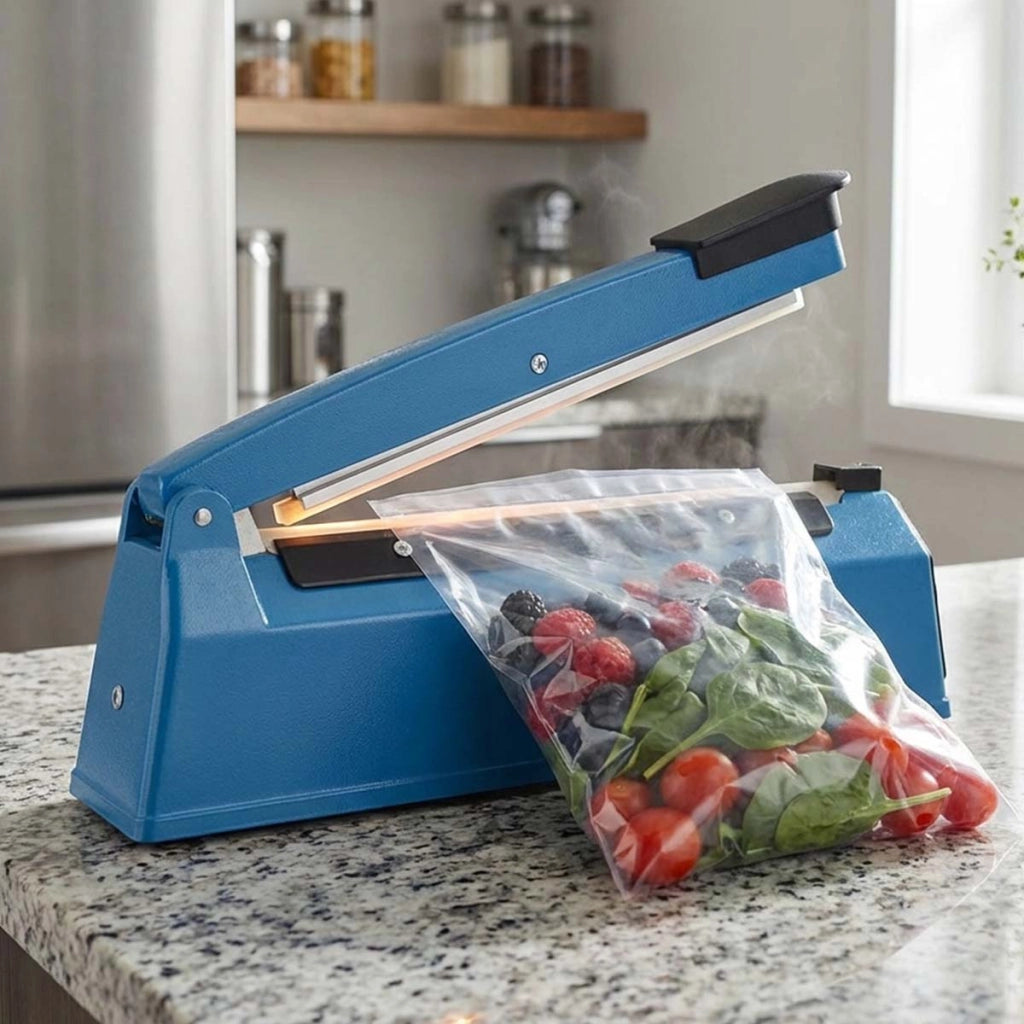 Sigillatura Ermetica di Sacchetti 30cm a Impulsi con Otto Livelli Blu Avizar