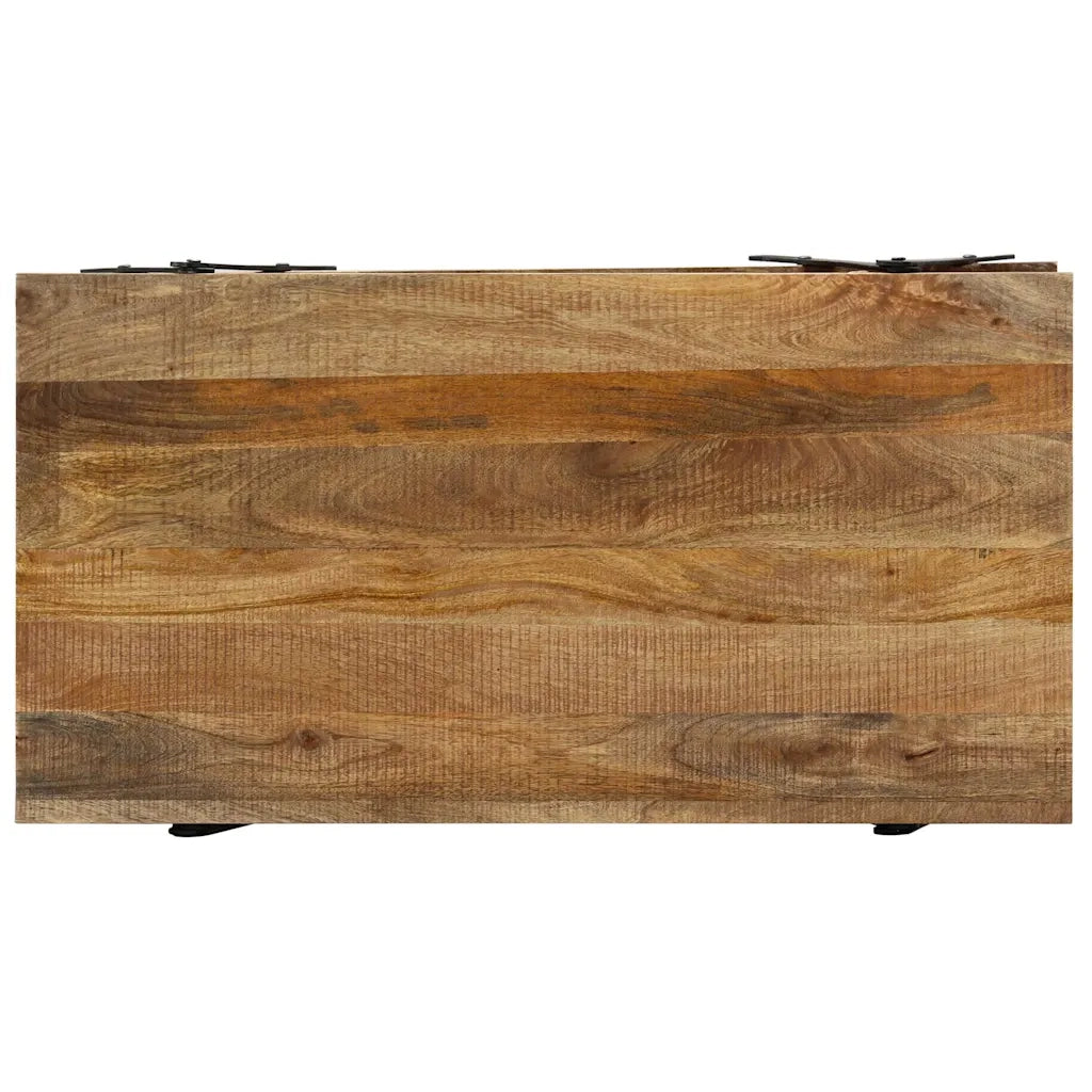 Tavolino da CaffÃ¨ 115x60x40 cm in Legno Massello di Mango cod mxl 66842