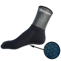 Calzari da mm 3 bifoderati in nylon suola antiscivolo tg m