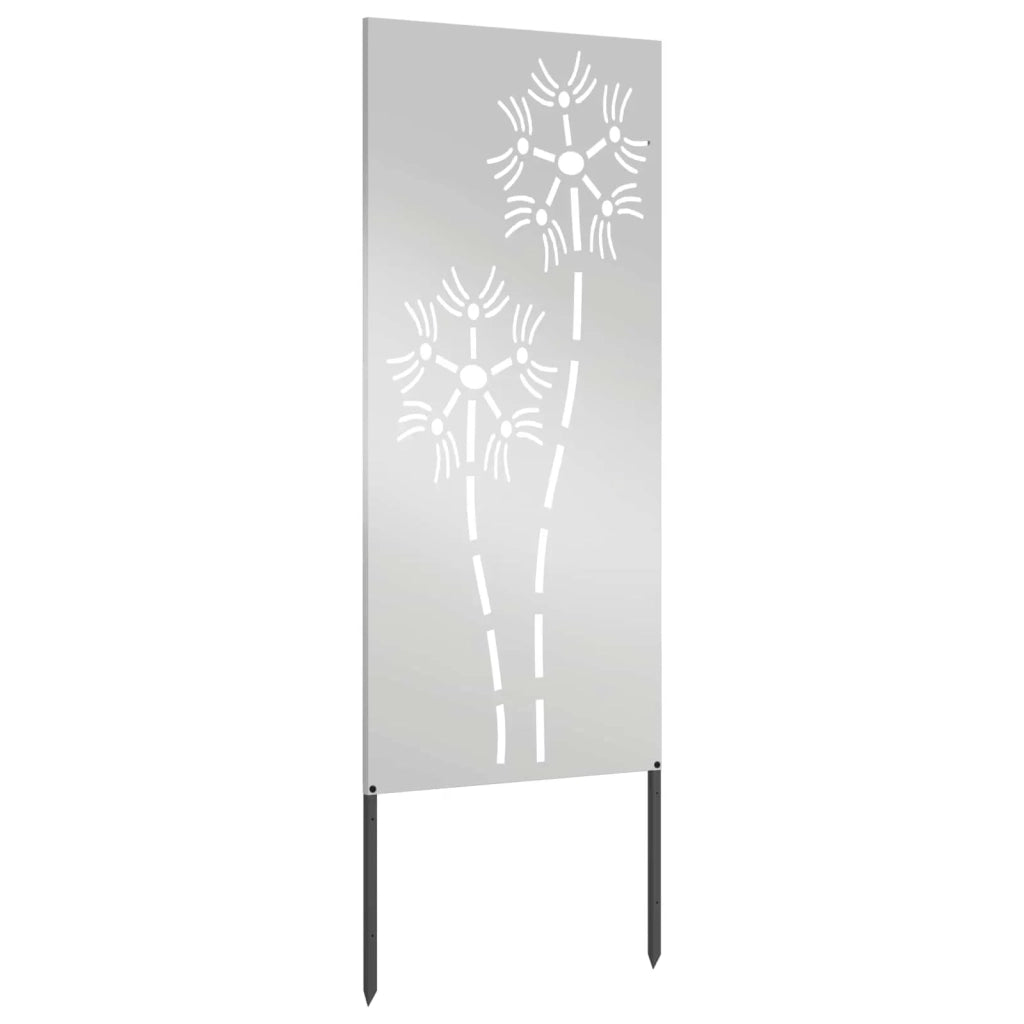 Schermo per privacy in giardino Traforo Argento 50 x 140 cm 876285