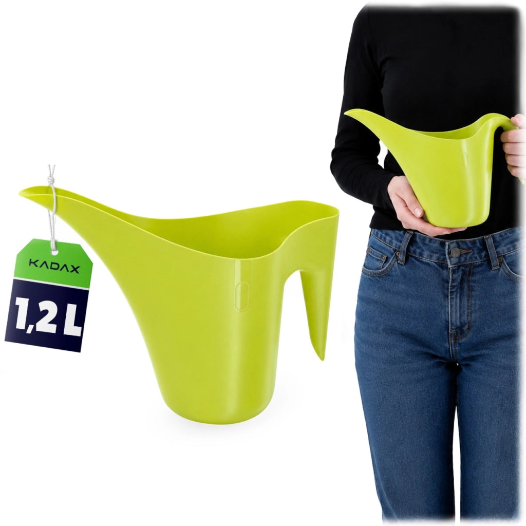 Annaffiatoio KADAX per giardino domestico, ideale per innaffiare fiori e piante, piccolo, in plastica, 1,2 litri.