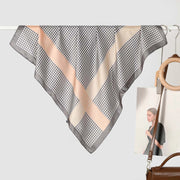 Nuova sciarpa da donna in seta stampata, stile coreano, sciarpa decorativa alla moda e versatile.