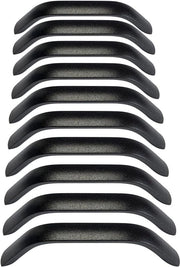 Maniglia da Parete - Maniglione per Cucina e Bagno - 10 Pezzi - Nero Matte