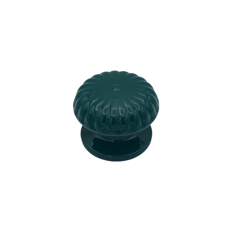 Pomolo fisso per porta SAGUATTI 861/80SB in alluminio verde lucido
