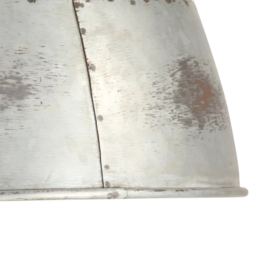 Lampada a Sospensione Vintage 25 W Argento Rotonda 31 cm E27 CFW1228688