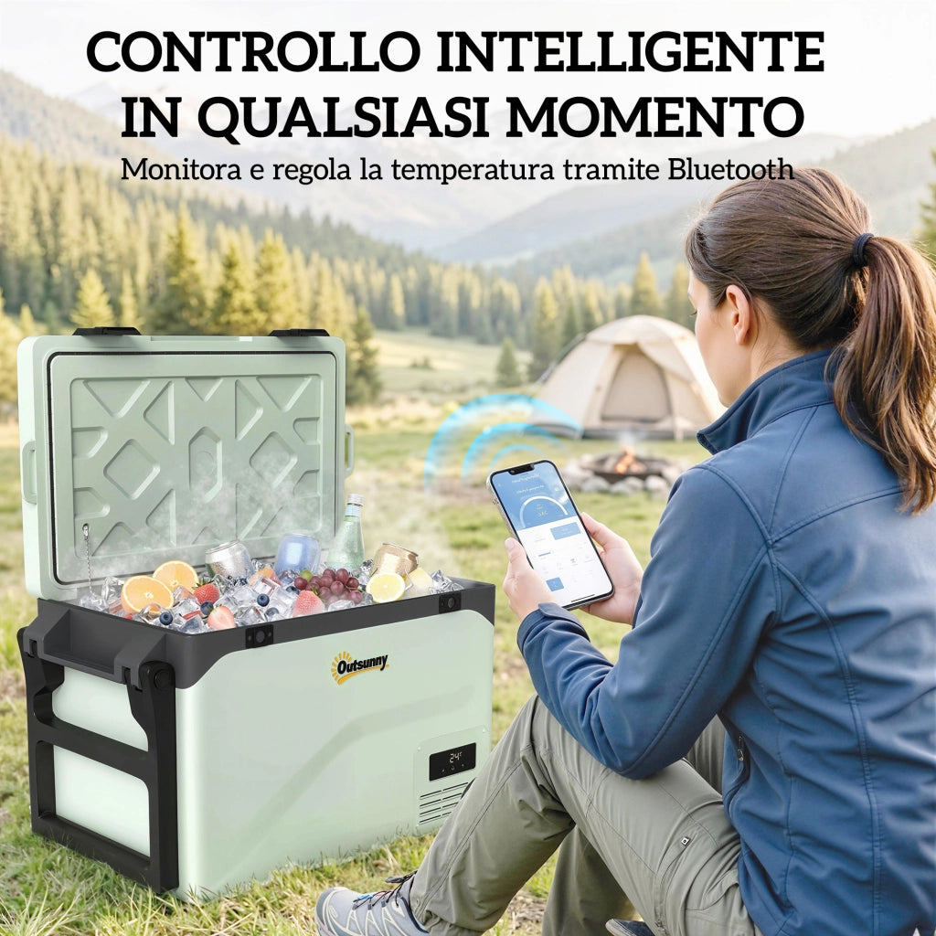 Frigorifero Portatile a Compressore 42.5L ¨C zephmum ¨C Bianco
