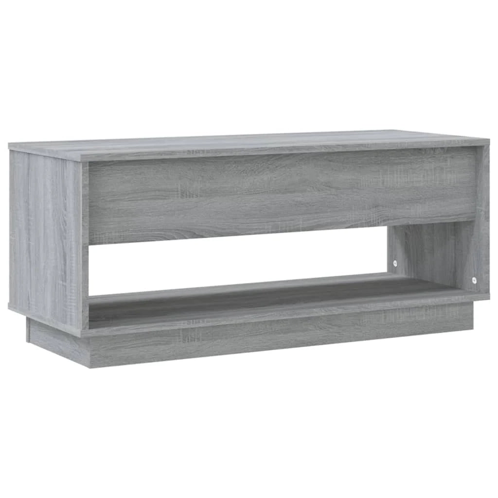 Mobile TV multimediale mensola TV credenza TV sala da pranzo soggiorno camera da letto Sonoma 102 x 41 x 44 cm legno ingegnerizzato grigio 02_0028368
