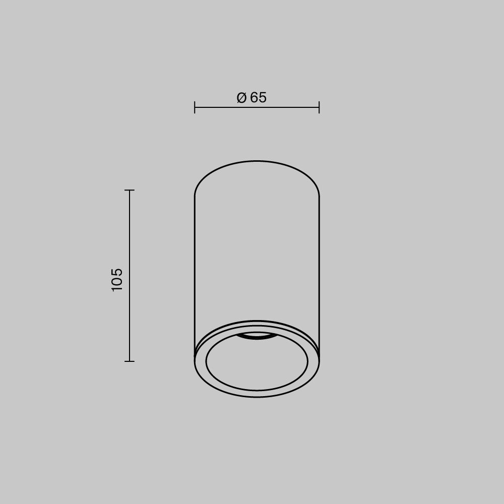 Plafoniera Maytoni Zoom nera GU10 IP65 C029CL-01-S-B