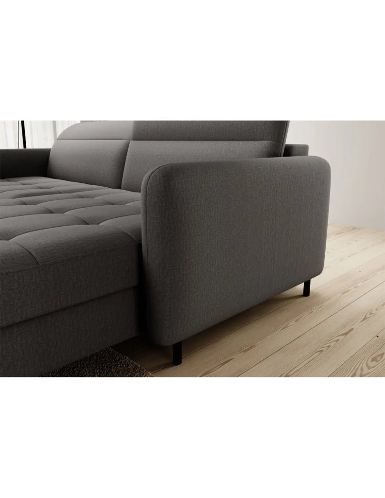 Divano ad angolo collezione GOUMSI colore Grigio scuro