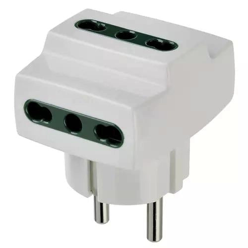 ADATTATORE MULTIPRESA S31+3P17/11 BIANCO