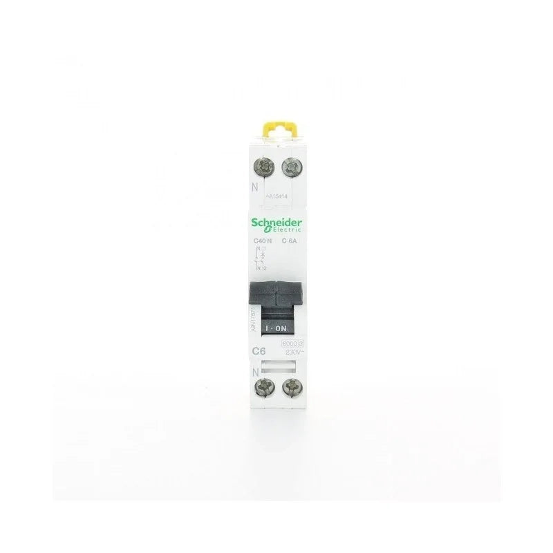 Interruttore Magnetotermico Schneider 1P+N 10A 6KA C 1 modulo A9N17572