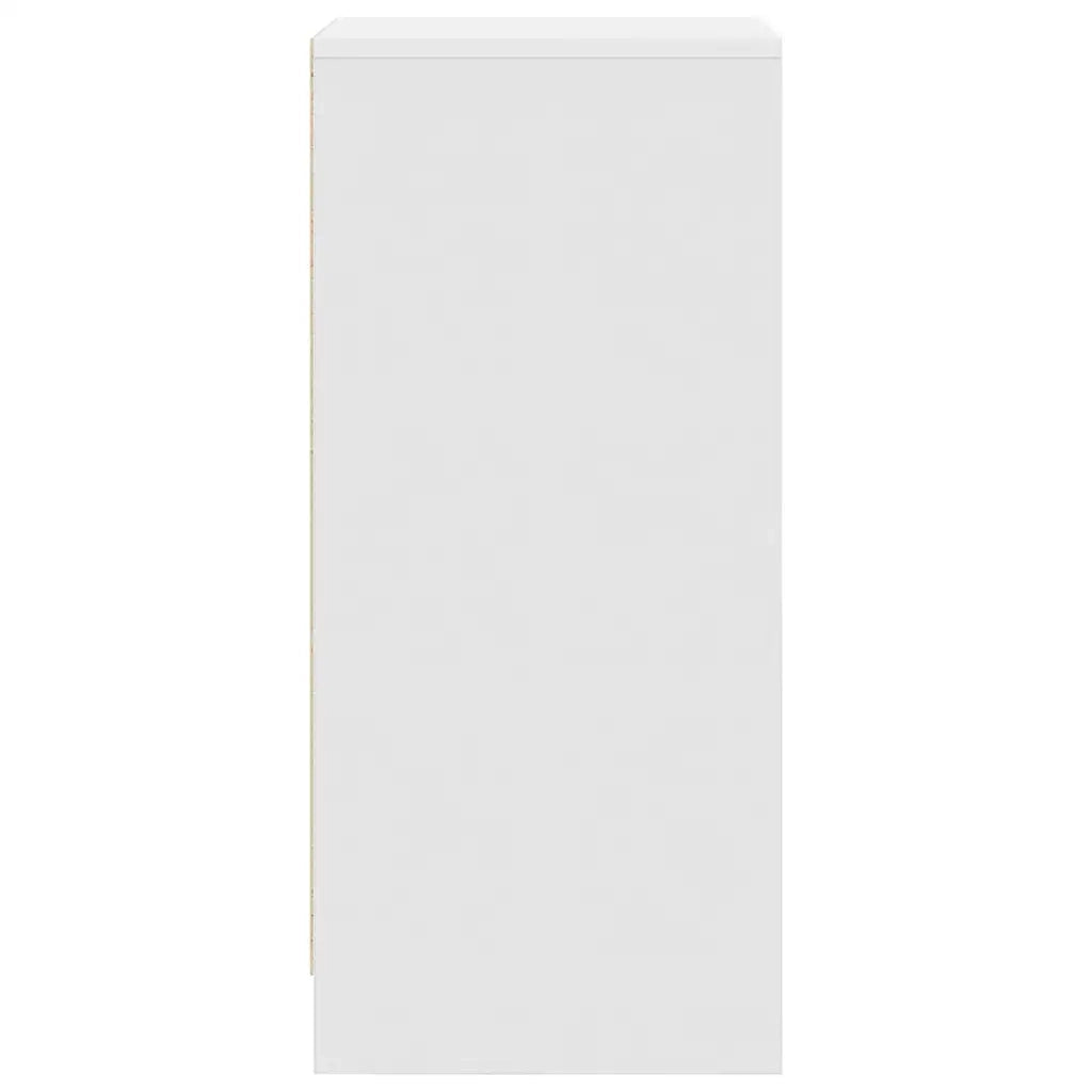 vidaXL Scarpiera Bianca 29,5x34x76 cm in Legno Multistrato