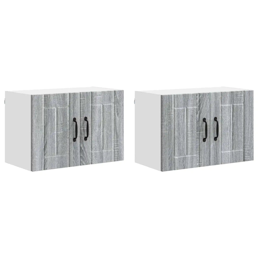 Armadietto a muro LUCCA 2 pcs Grigio Sonoma 60 x 31 x 40 cm