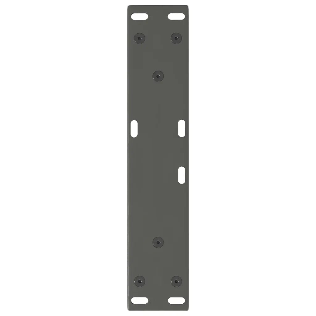 vidaXL Gambe per Tavolino da Caffè a Forma di V 2 pz Antracite 30x(30-31,3) cm Acciaio