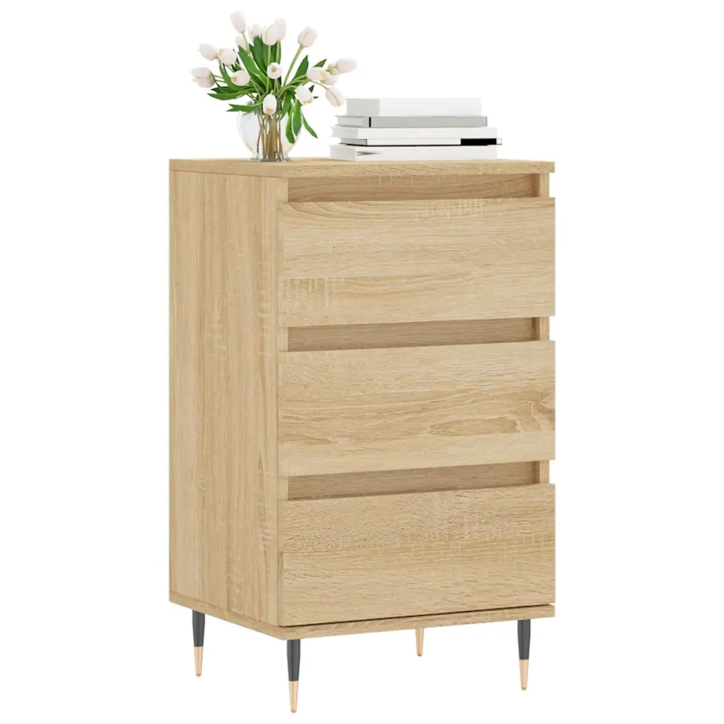 Credenza Rovere Sonoma 40x35x70 cm in Legno Multistrato 831087