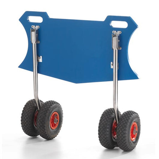 Coppia ruote di poppa gemellari per gommone