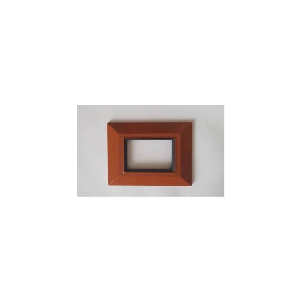 Trade Shop - Placca Placchetta Placchette Compatibili Per Serie Axolute Bticino Colorate Sq - Cotto -7 Fori     -