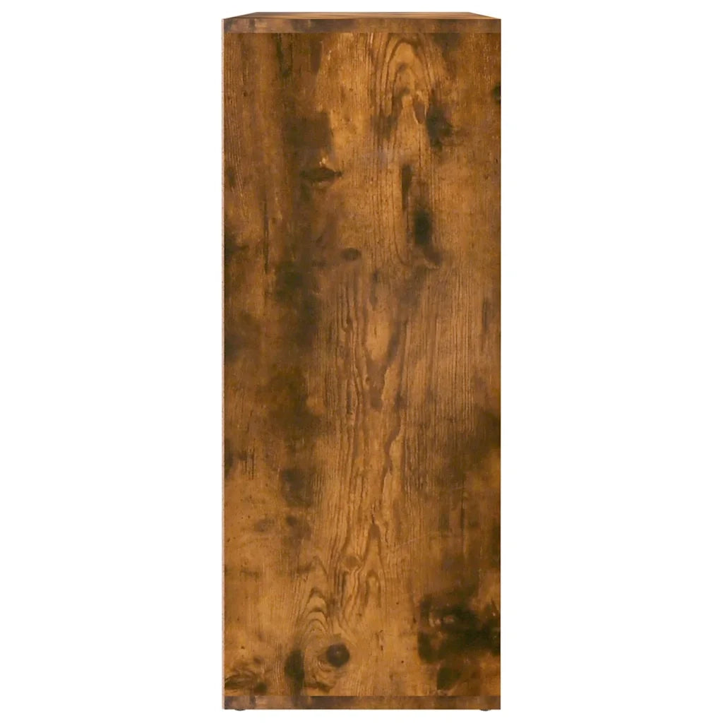 Credenza Rovere Fumo 60x30x75 cm in Legno Multistrato 815378