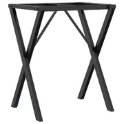 Telaio Gambe a O per Tavolo da Pranzo | Piede del tavolo 40x40x73 cm in Acciaio