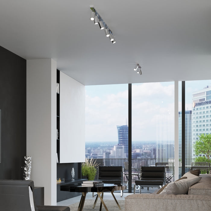 Lampada da soffitto RING 2 cromo