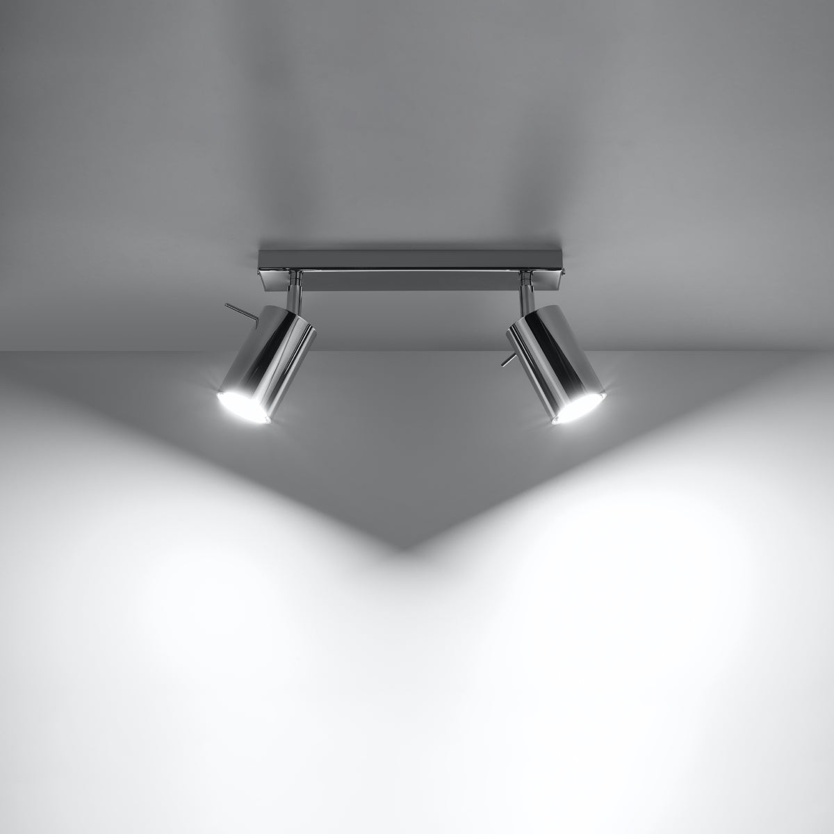 Lampada da soffitto RING 2 cromo