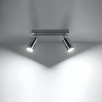 Lampada da soffitto RING 2 cromo