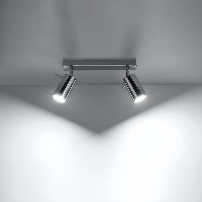 Lampada da soffitto RING 2 cromo