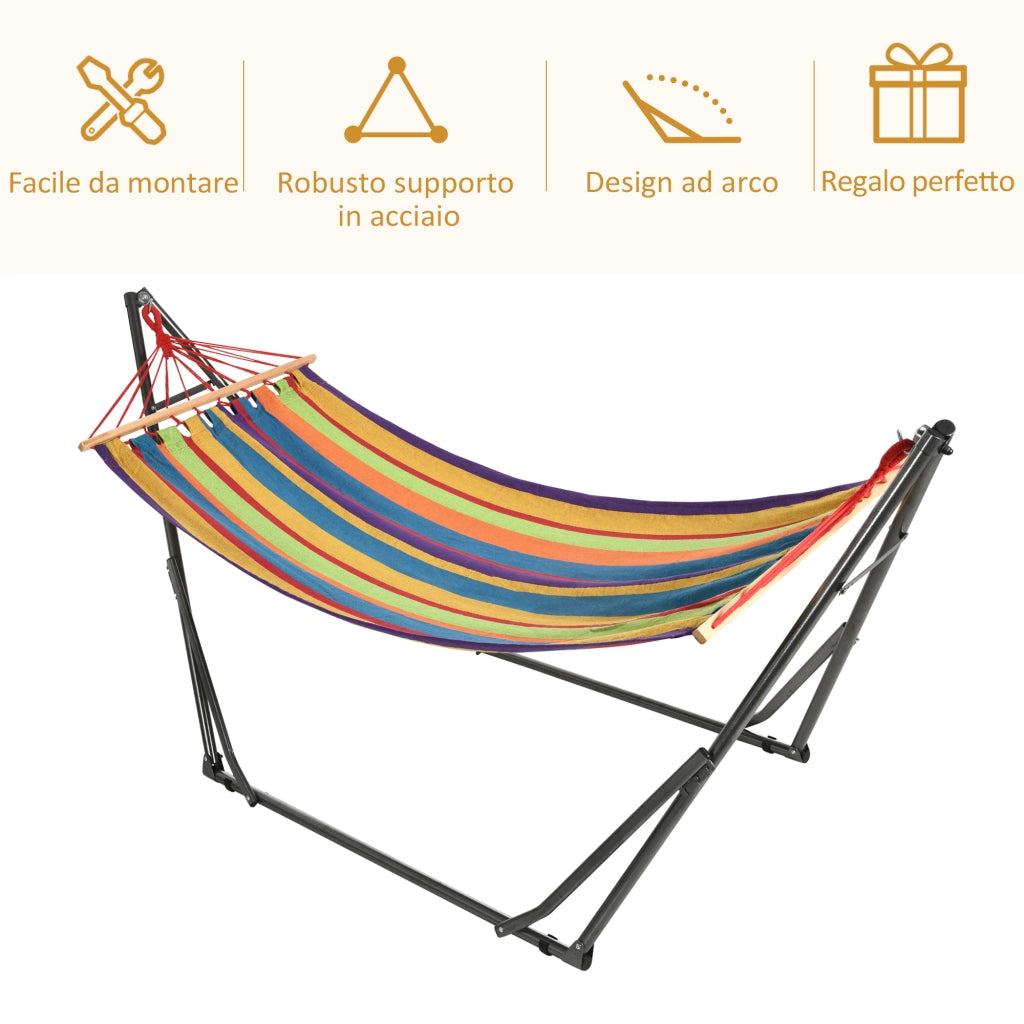 Amaca Autoportante con Struttura in Acciaio ¨C Zephmum ¨C Multicolore