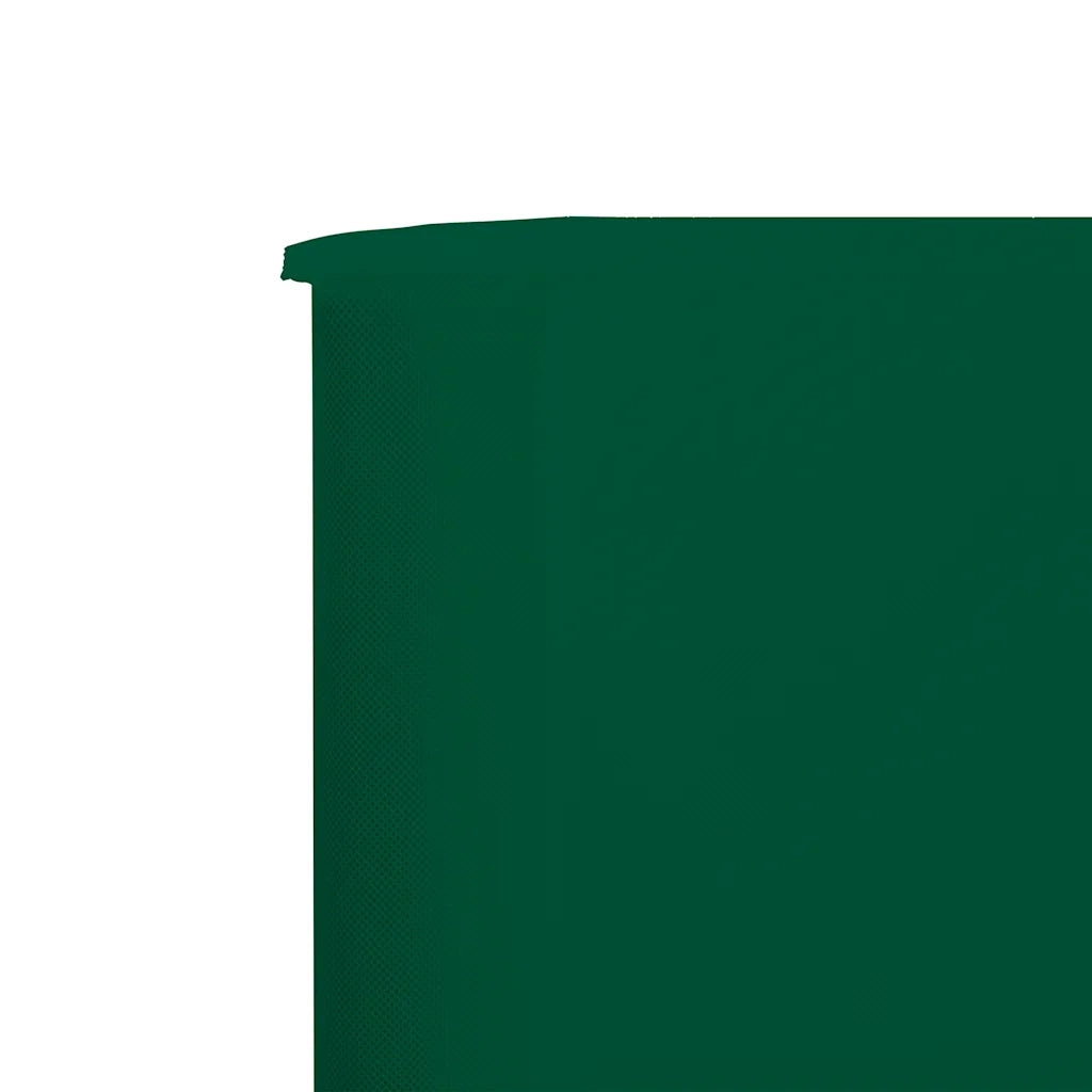 Paravento a 9 Pannelli in Tessuto 1200x160 cm Verde cod mxl 54601