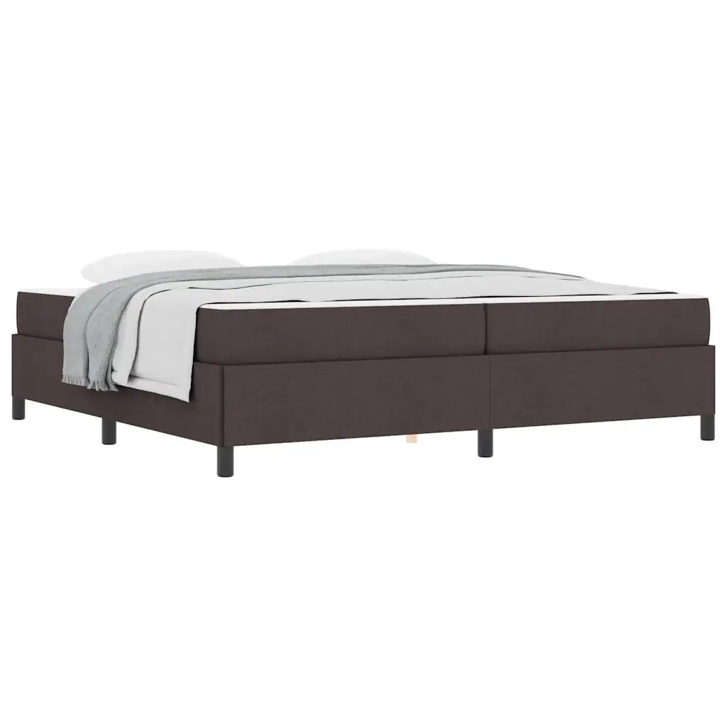 vidaXL Letto a molle Marrone 200 x 200 cm