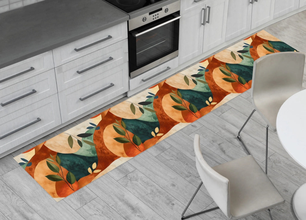 Tappeto Passatoia Cucina Antiscivolo Con Stampa Digitale Dis.Naif 3583 - 50x140 - Naif