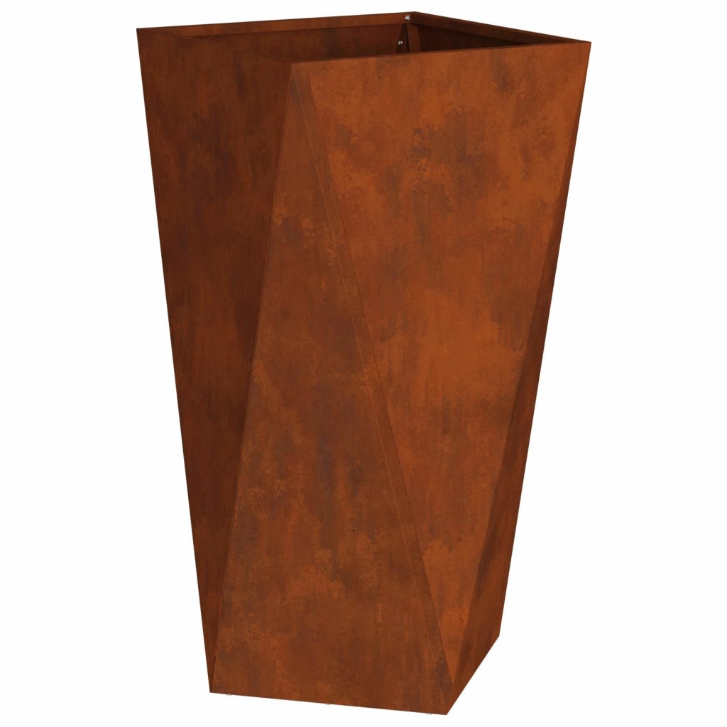 Fioriera 2 pcs Ruggine 40 x 40 x 75 cm 883793