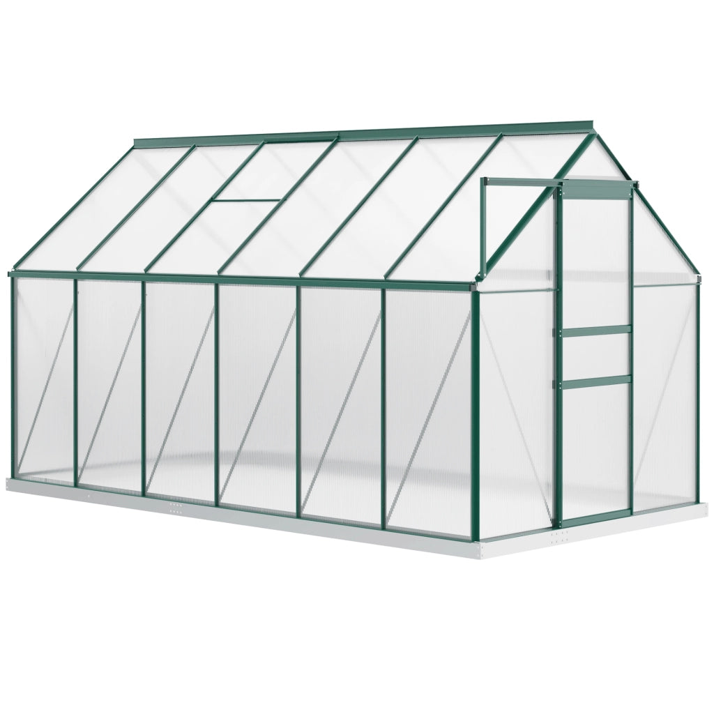 Serra da Giardino ¨C zephmum ¨C Policarbonato Alluminio Verde 190x375x199cm