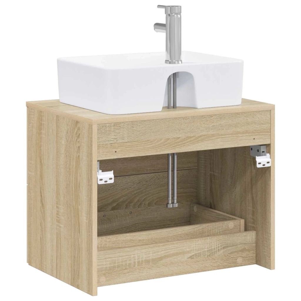 Set di mobili per il bagno Rovere Sonoma Legno ingegnerizzato 3404384