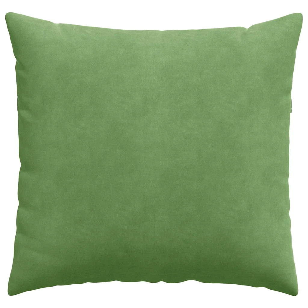 Cuscini da Divano 2 pz-Set di 2 Cuscini per Sofa Verde chiaro 45 x 45 cm