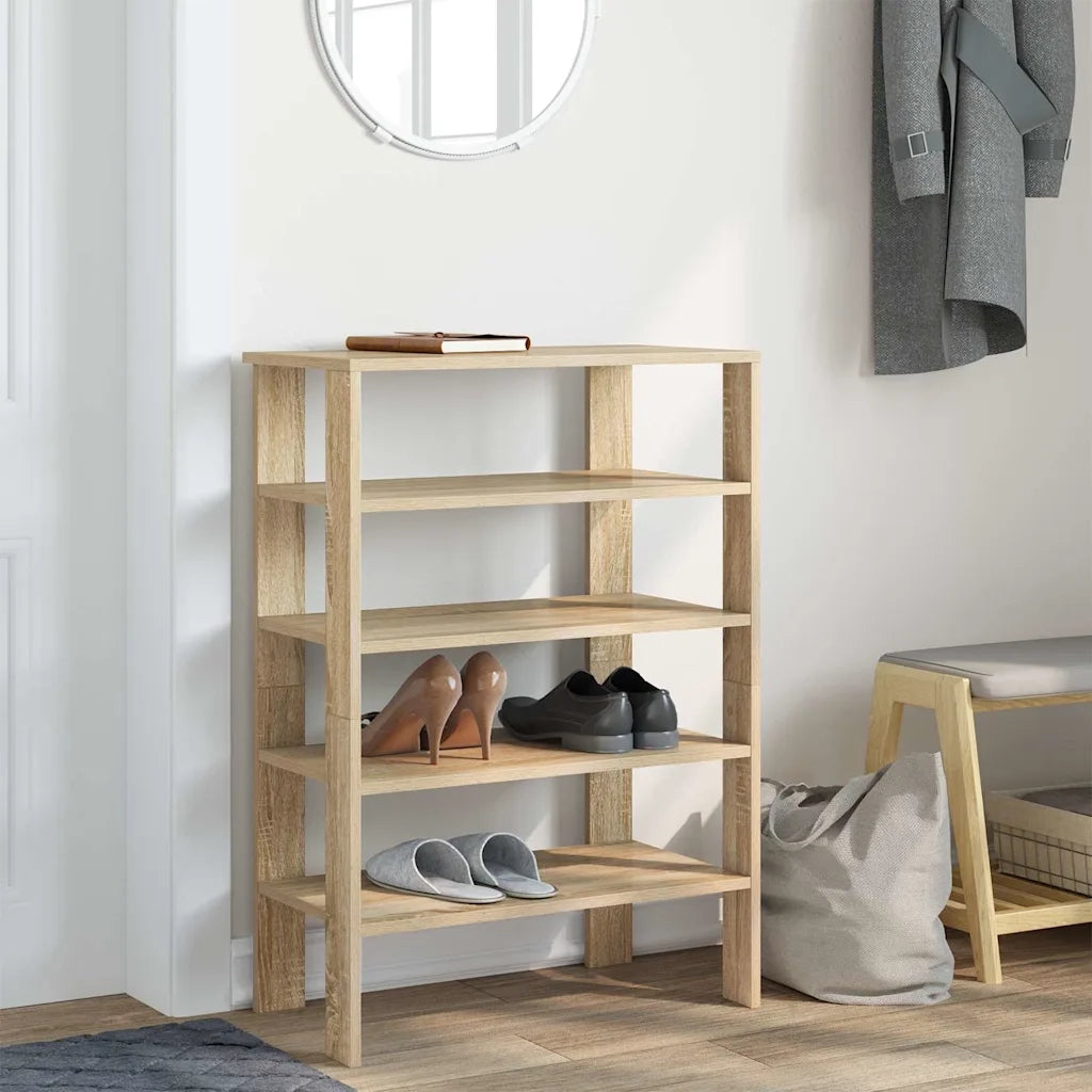 Scarpiera Rovere Sonoma 61x32x87,5 cm in Legno Multistrato 859853
